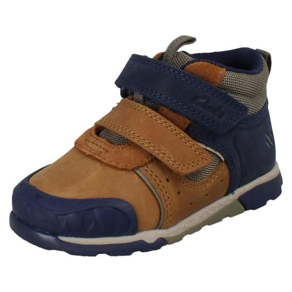 Clarks Boys Clarks Ankle Boots Steggy2Play - Tan