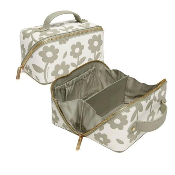 Alice Wheeler Floral Mini Train Beauty Make Up Case