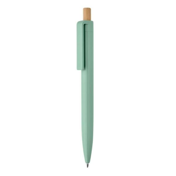 MidOcean Penu Bamboo Details Ballpoint Pen - Mint Green - 