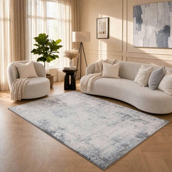 The Rugs Elaris Abstract Grey Rug | 430