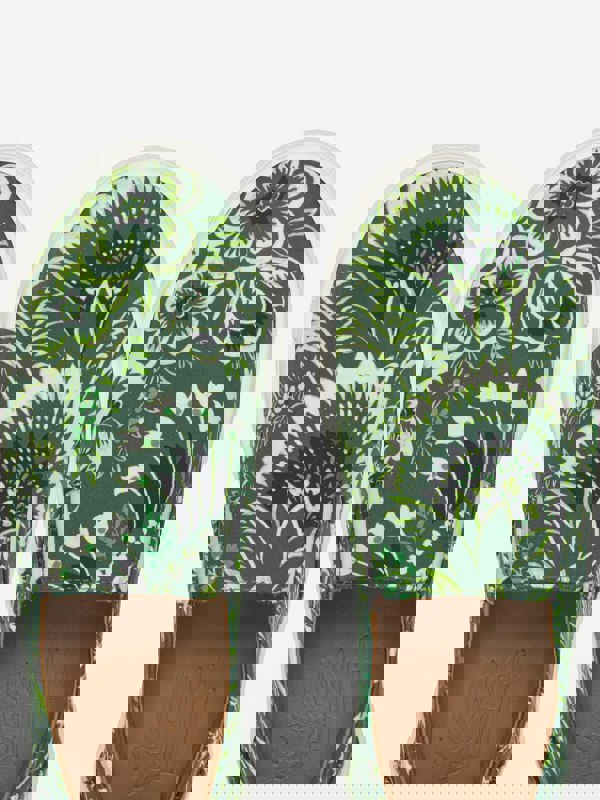 Etro Boys Floral Paisley Trainers in Green