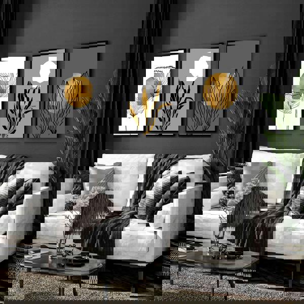 Pictures for the hallway | set of 3 framed wall art prints