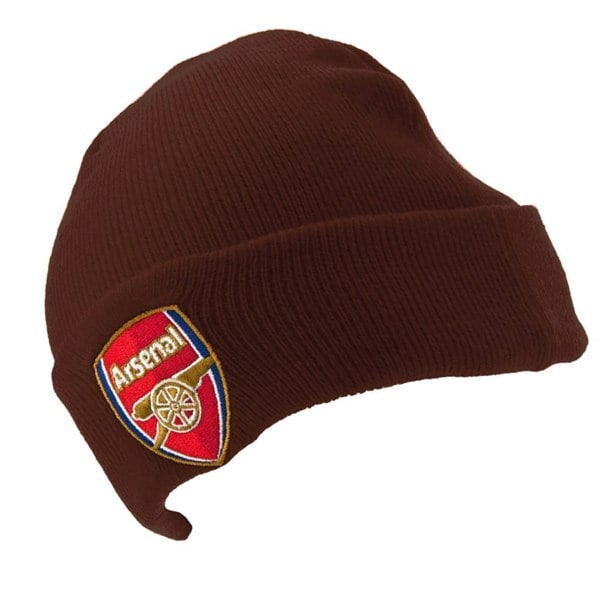 Arsenal FC Turned Up Cuff Beanie - Maroon