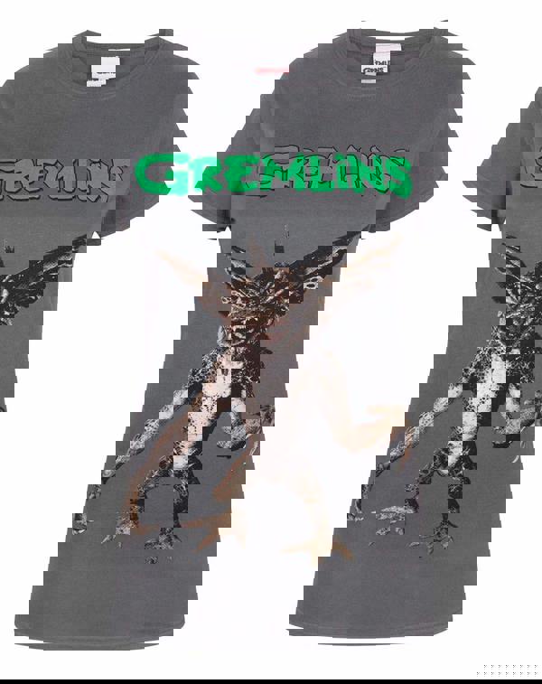 Gremlins Womens Grey Spike Short Sleeved T-Shirt