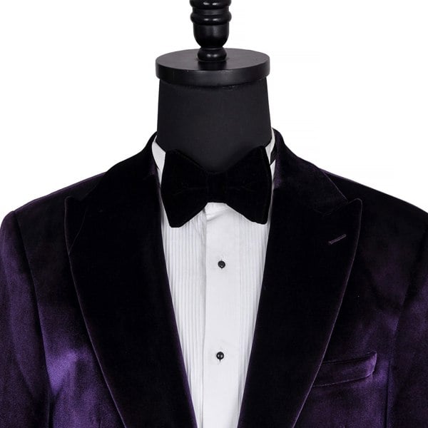 David WeJ Maison Velvet Blazer - Purple