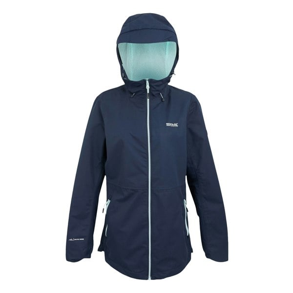 Regatta Womens/Ladies Hamara IV Waterproof Jacket - Navy/Icy Morn