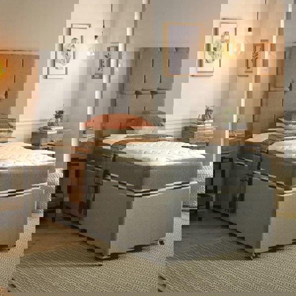 eXtreme Comfort Sirocco Airflow Hybrid Mattress - 18cm Deep, Spring & Memory Fibre Support