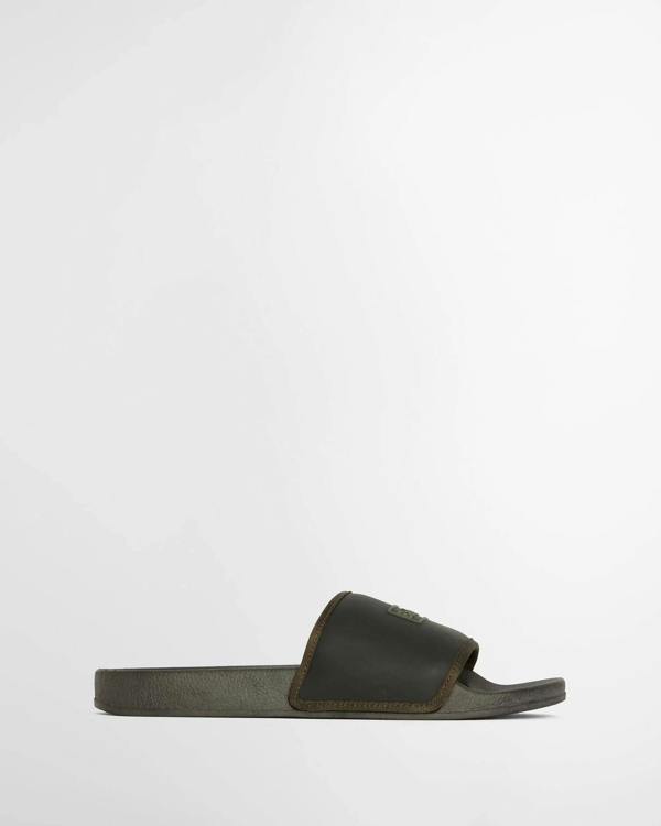 Barbour Cresswell Sliders - Black