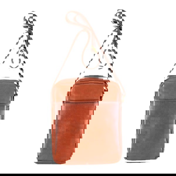 Infinity Leather Ashby - Genuine Leather Crossbody Small Messenger Bag