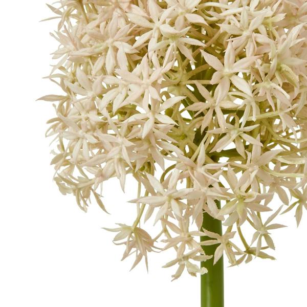 Wyld Haus Set of 3 Artificial Flowers Pink Medium Allium Stems