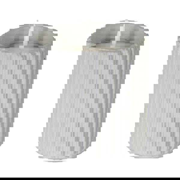 Hill Interiors Luxe Collection Ribbed Table Lamp - Chalk - 