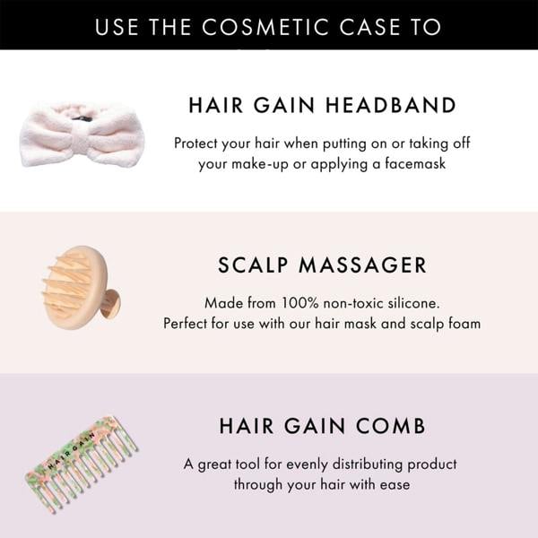 Hair Gain Accessories Cosmetics Bag - Additional 3