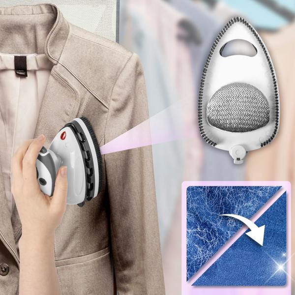 Duronic SI2 WE Mini Travel Steam Iron 375W White 50ml Variable Temperature for Holidays Quilting & Crafts