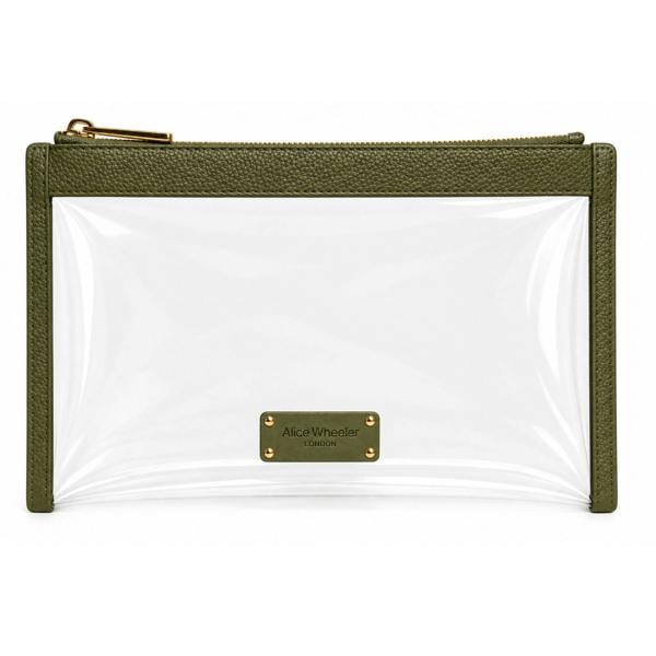 Alice Wheeler Clear Travel Pouch Makeup & Toiletry Organiser