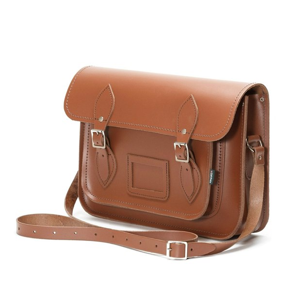 Zatchels Handmade Leather Satchel - Chestnut