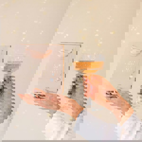 Gold Trip Celestial Double Star Necklace