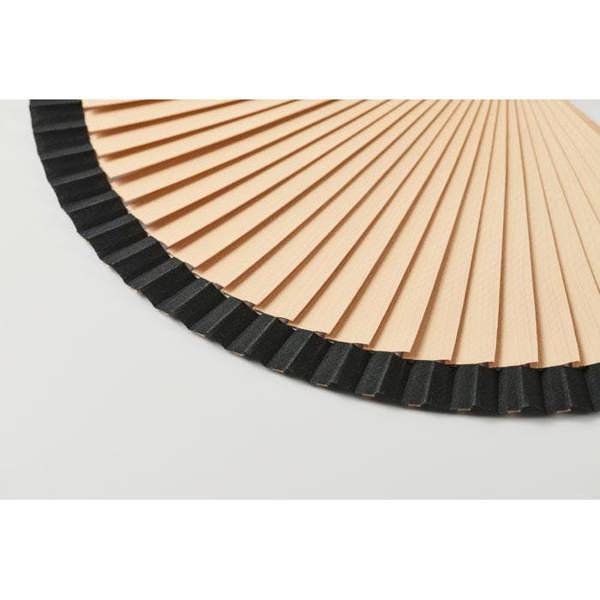MidOcean Woodfan Wooden Handheld Fan - Black - 