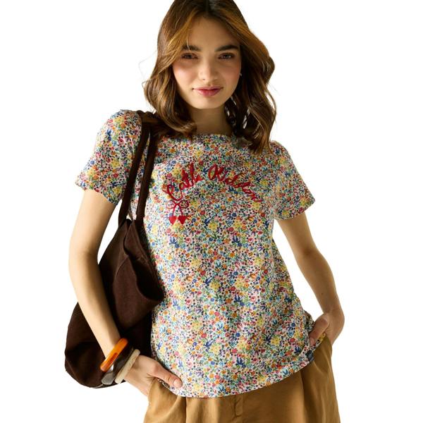 Regatta Womens/Ladies Cath Kidston Ditsy Floral T-Shirt - Cream Harmony - 