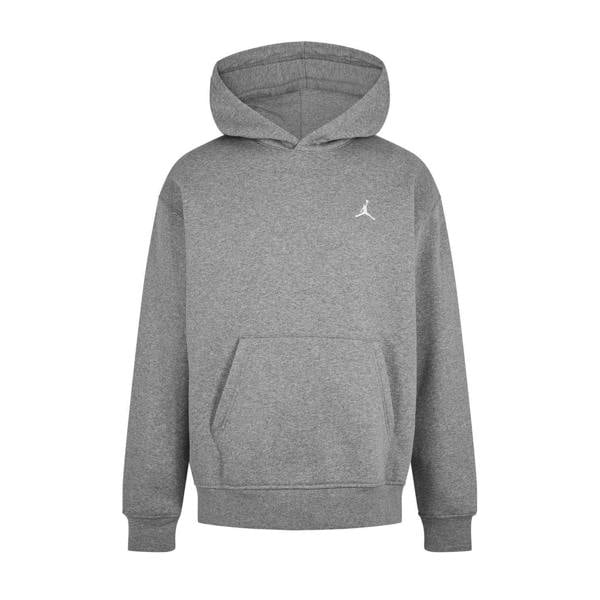 Nike Mens Air Jordan Brooklyn Fleece Hoodie - Carbon Heather - 