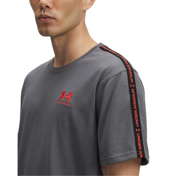 Under Armour Mens Icon Regular T-Shirt - White Castlerock - 