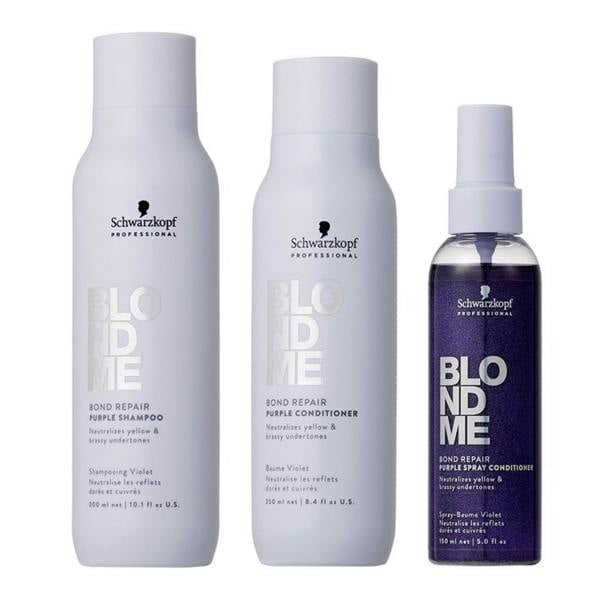 Schwarzkopf BlondMe Bond Repair Shampoo Conditioner Spray Conditioner