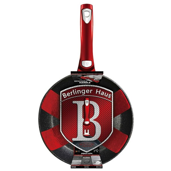 Berlinger Haus Frying Pan with Removable Handle Berlinger Haus BH-1946 Burgundy Line