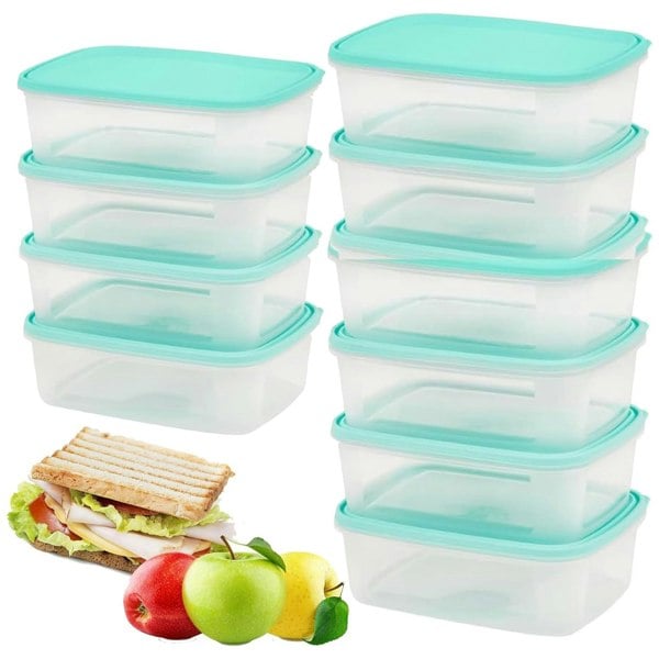 Food Storage 1L Containers With Airtight Lids Ideal For Meal Prep