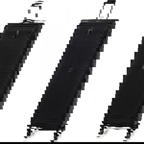 Gino Ferrari Omis Lightweight Soft Shell Suitcase with Wheels TSA Lock Hold Luggage