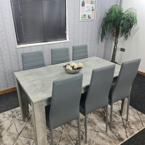 Kosy Koala Dining Table Set with 6 Chairs Dining Room and Kitchen table set of 6