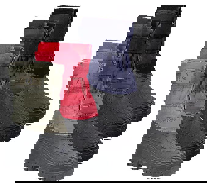 Cotswold Chase Womens Stable Yard Winter Snow Zip Boots Wellies