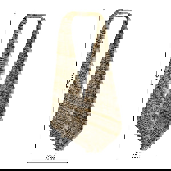 Ivyline Natural Rattan Tall Log Storage