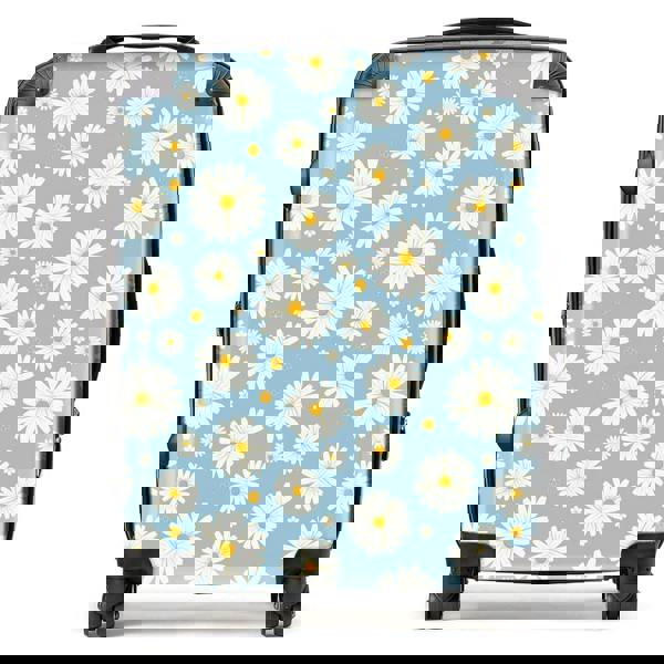 Warren Reed Summer Daisy Pattern Suitcase