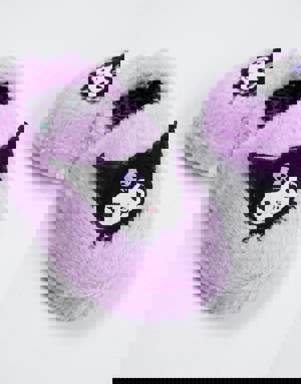 Hello Kitty Girls Purple Kuromi Slip On Loafer Slippers