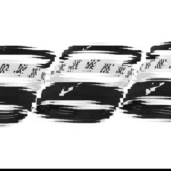 Nike Mixed Width Headbands 3 Pack - Black/White