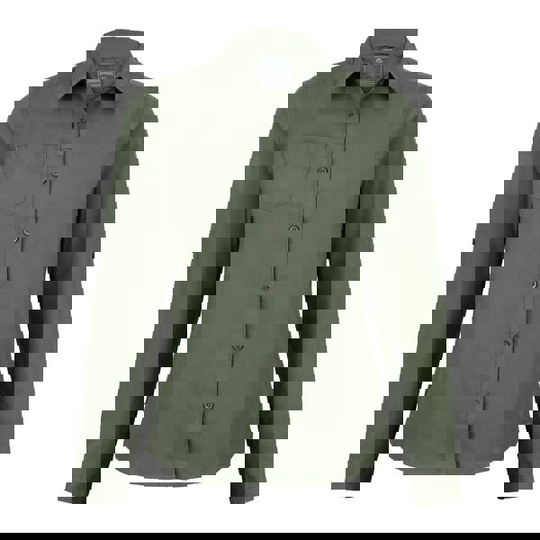 Craghoppers Womens/Ladies Expert Kiwi Long-Sleeved Shirt - Cedar Green - 