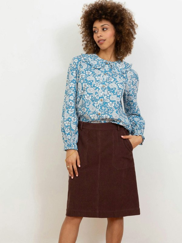 Kite Organic Duntish Dolly Collar Poplin Blouse