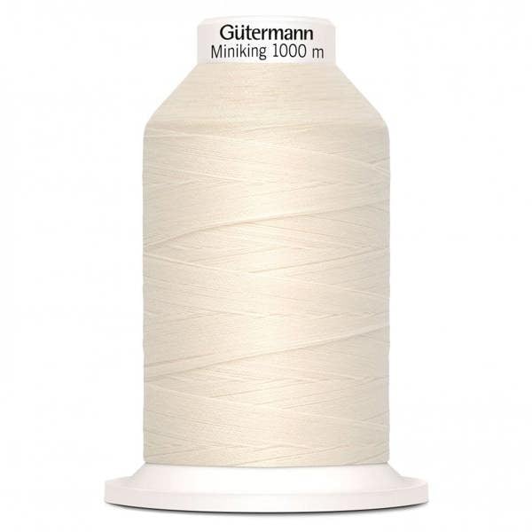 Gutermann Miniking Overlocker Thread 1000m Polyester Thread Suitable For Dressmaking