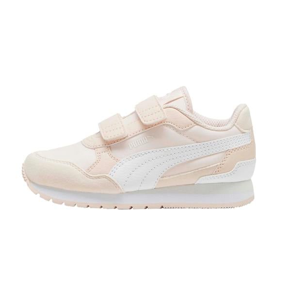 Puma Childrens/Kids ST Runner V4 Nylon Trainers - Pink/White - 