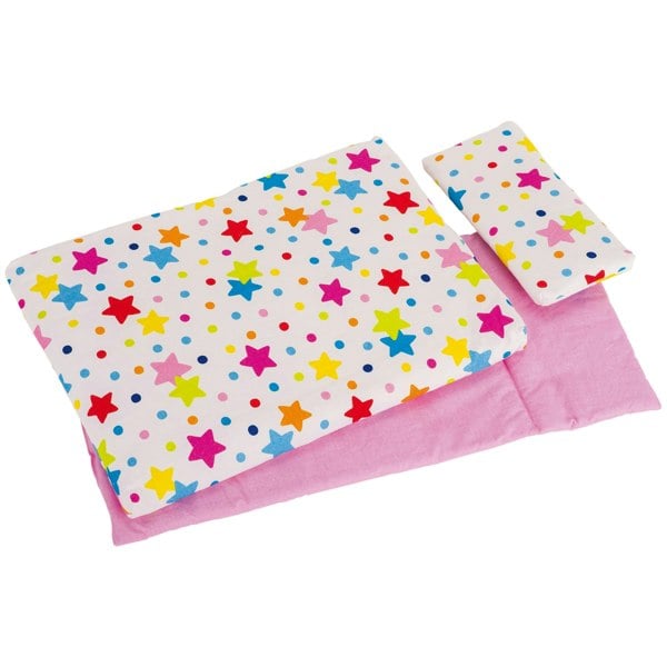 Goki Bedding Set for Dolls (stars)