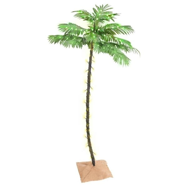 Berkfield LED Palm Tree Warm White 96 LEDs 180 cm