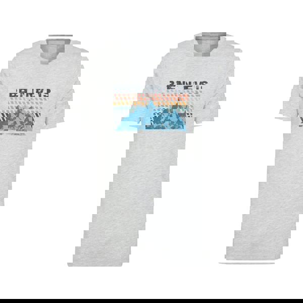 Mountain Warehouse Mens Ben Nevis Graphic T-Shirt - Light Grey - 