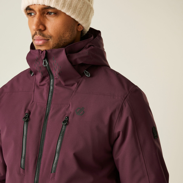 Dare 2B Mens Baseplate III Ski Jacket - Black/Fig