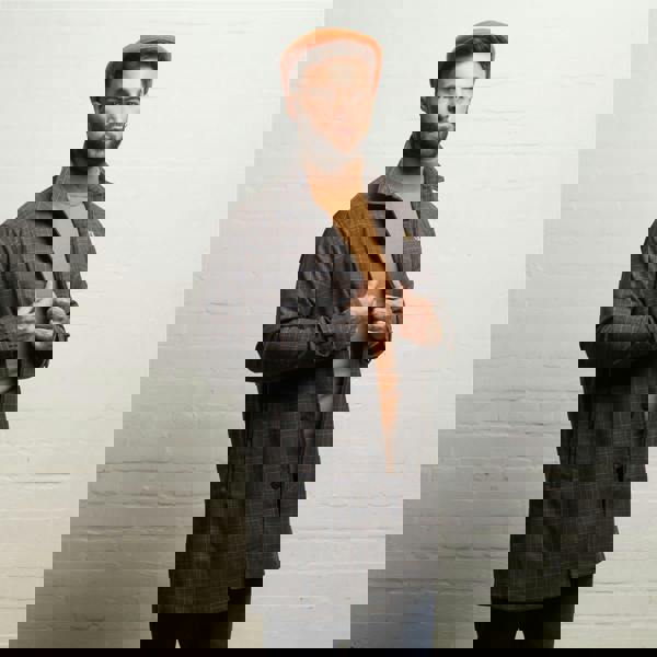 Gabicci V55GJ12 Mens Houghton Twill Mac Gabicci Vintage - CHARCOAL