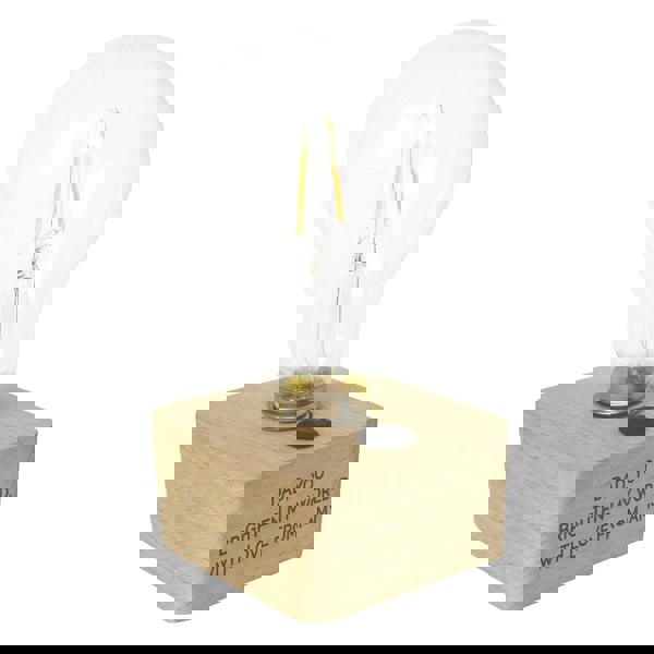 Personalised Memento Company Personalised LED Bulb Small Lamp