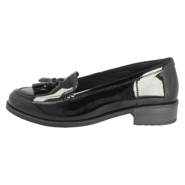 Clarks Ladies Clarks Tassel Detailed Slip On Loafer Shoes - Havisham Edge