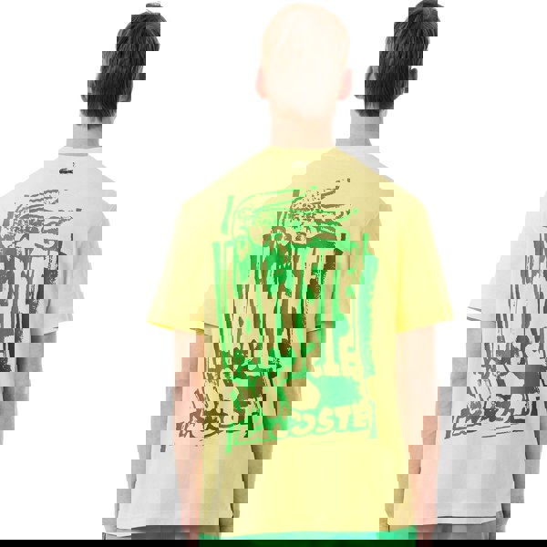 Lacoste Logo Graphic T-Shirt Yellow/Green