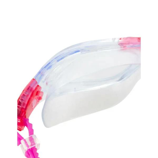 Clear Aquafeel Endurance Pro II swim goggles in pink with adjustable straps