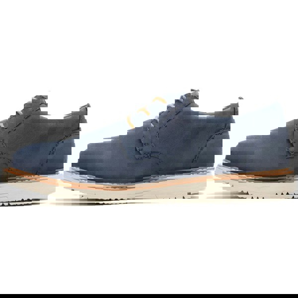 Hush Puppies Jenson Oxford Leather Men's Navy Lace-Up Shoes