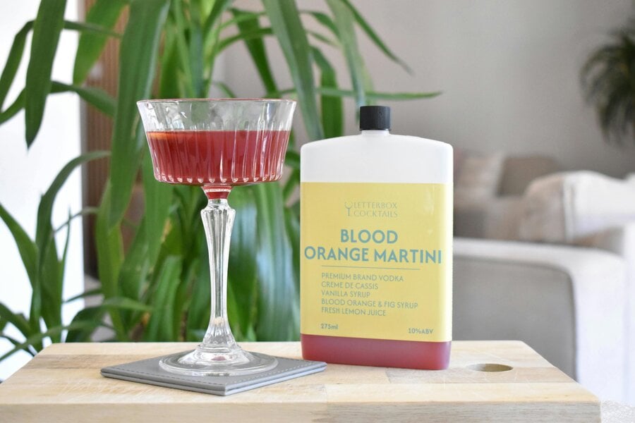 Letterbox Cocktails Blood Orange Martini – Premium Letterbox Cocktail (100ml)