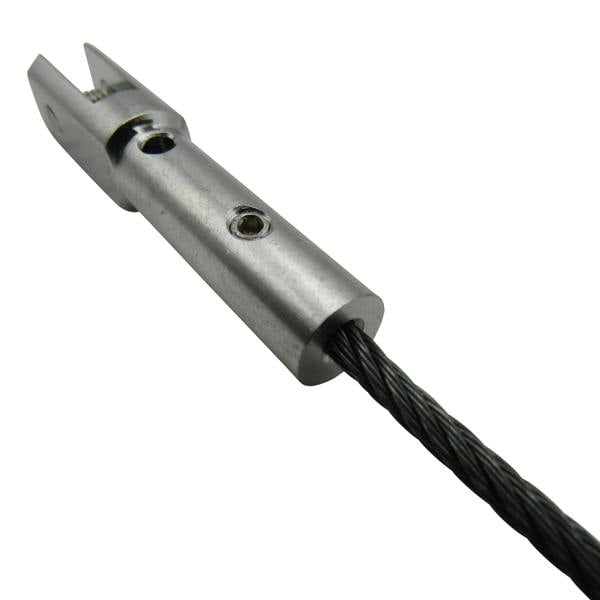 Stainless Steel Fork Terminal with Grub Screws 2MM - 4MM (Swageless Jaw Wire Rope Fitting)